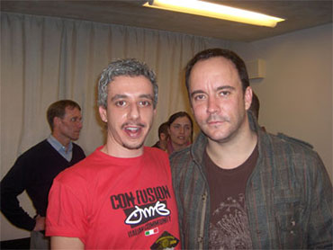 Livio in the backstage with Dave (03.04.07)