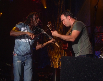 Boyd e Dave durante il concerto DMB a Bruxelles (27.5.07) | Foto: Fabio Deledda